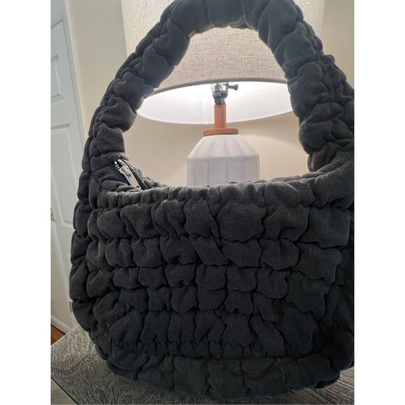 COS QUILTED DENIM BAG - Picture 6 of 11